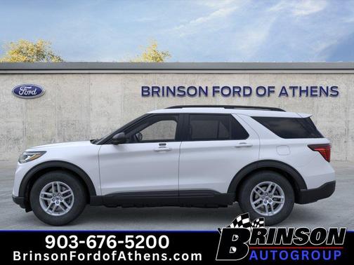 Space White Metallic 2026 Ford Explorer Active