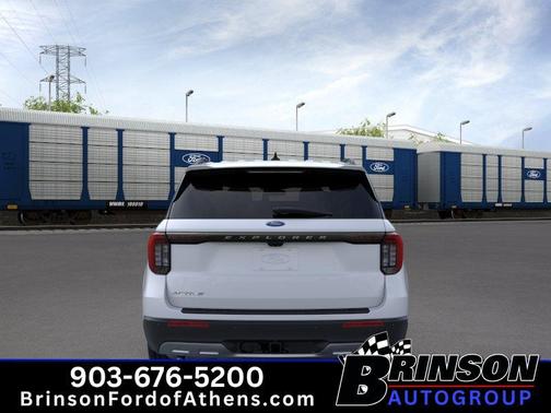 Space White Metallic 2026 Ford Explorer Active