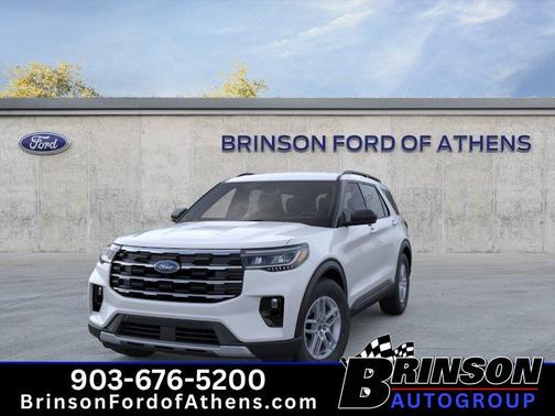 Space White Metallic 2026 Ford Explorer Active