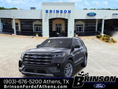 Agate Black Metallic 2026 Ford Explorer Active