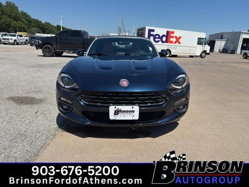 Blue Metallic 2018 FIAT 124 Spider Lusso