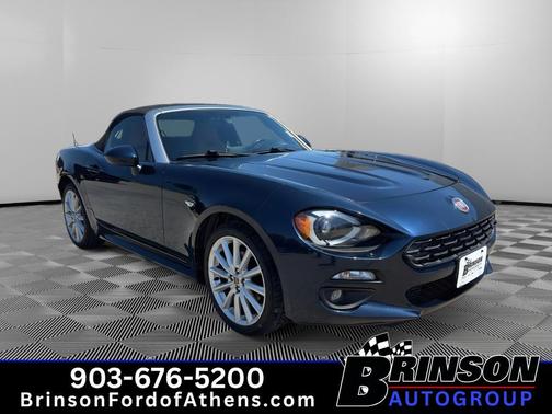 Blue Metallic 2018 FIAT 124 Spider Lusso