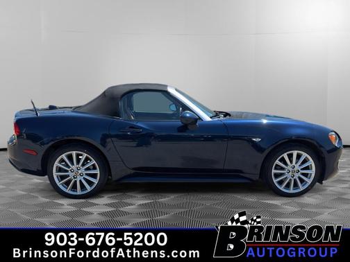 Blue Metallic 2018 FIAT 124 Spider Lusso