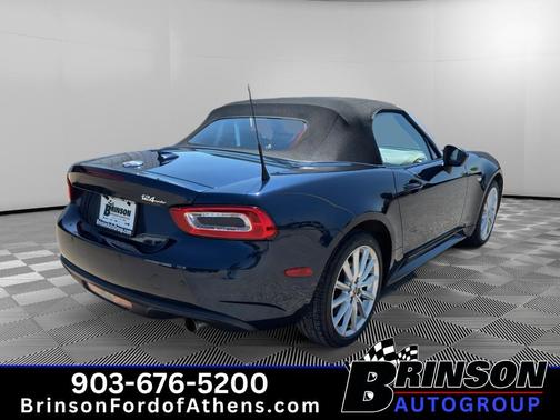 Blue Metallic 2018 FIAT 124 Spider Lusso