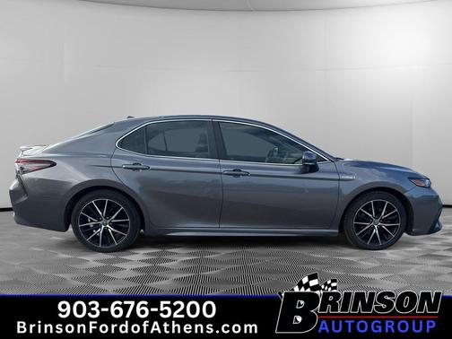 Predawn Gray Mica 2021 Toyota Camry Hybrid SE