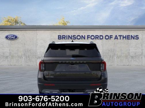 Agate Black Metallic 2026 Ford Explorer Active