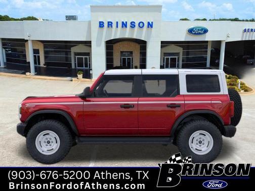 Ruby Red Metallic Tinted Clearcoat 2026 Ford Bronco Heritage Edition
