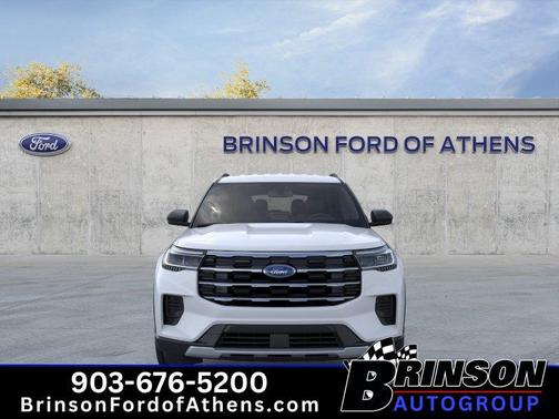 Space White Metallic 2026 Ford Explorer Active