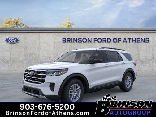 Space White Metallic 2026 Ford Explorer Active