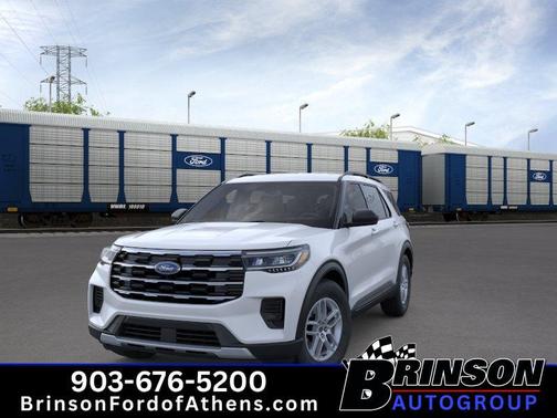 Space White Metallic 2026 Ford Explorer Active