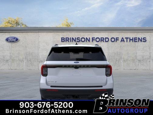 Space White Metallic 2026 Ford Explorer Active