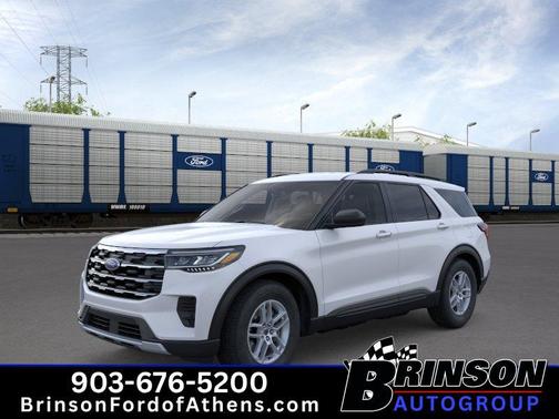 Space White Metallic 2026 Ford Explorer Active