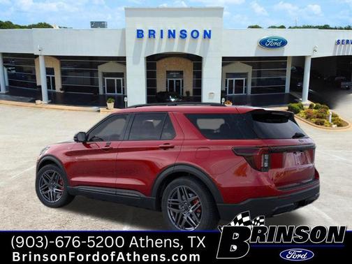 Rapid Red Metallic Tinted Clearcoat 2026 Ford Explorer ST-Line