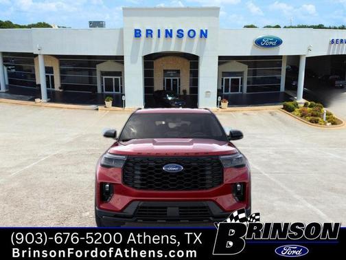 Rapid Red Metallic Tinted Clearcoat 2026 Ford Explorer ST-Line