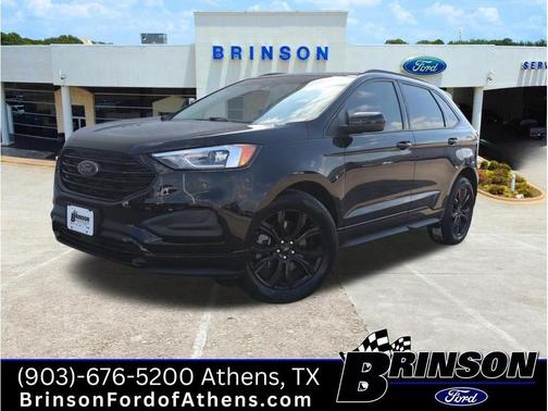 Agate Black Metallic 2022 Ford Edge SE