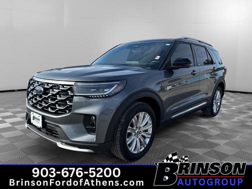 Carbonized Gray Metallic 2025 Ford Explorer Platinum