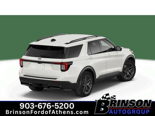 Star White 2026 Ford Explorer ST-Line