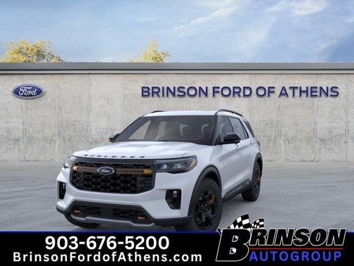 Space White Metallic 2026 Ford Explorer Tremor