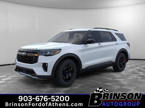 Space White Metallic 2026 Ford Explorer Tremor