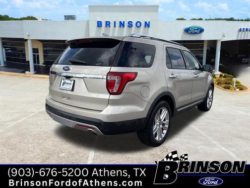 White Gold Metallic 2017 Ford Explorer Limited