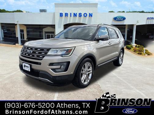 White Gold Metallic 2017 Ford Explorer Limited