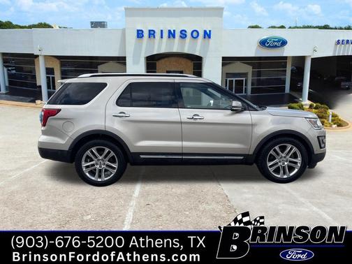 White Gold Metallic 2017 Ford Explorer Limited