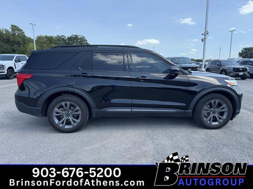Agate Black Metallic 2023 Ford Explorer XLT