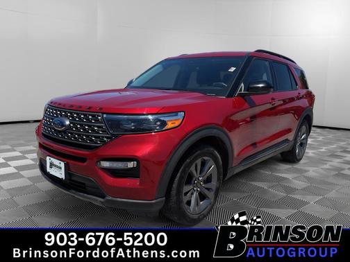 Red Metallic 2023 Ford Explorer XLT