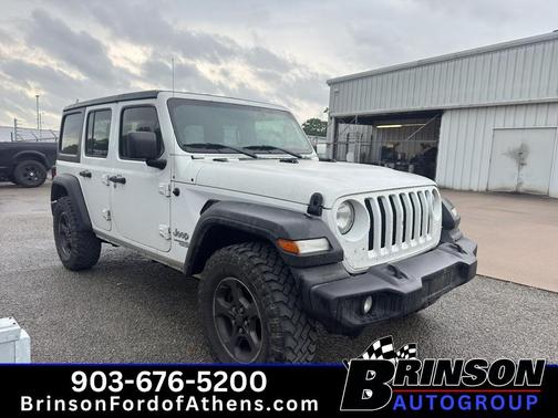Bright White Clearcoat 2019 Jeep Wrangler Unlimited Sport