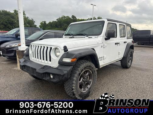 Bright White Clearcoat 2019 Jeep Wrangler Unlimited Sport