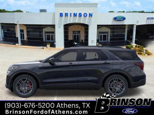 Agate Black Metallic 2026 Ford Explorer ST-Line