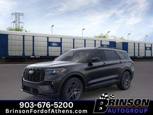 Agate Black Metallic 2026 Ford Explorer ST-Line