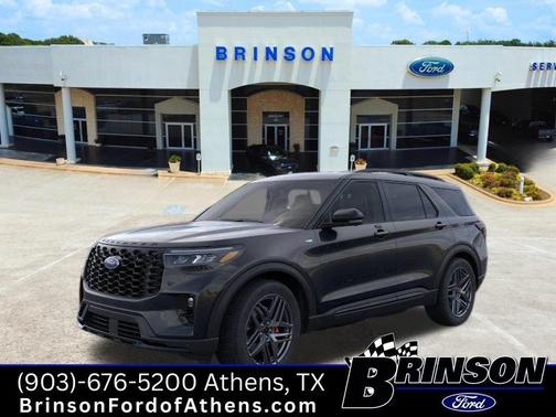 Agate Black Metallic 2026 Ford Explorer ST-Line