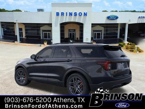 Agate Black Metallic 2026 Ford Explorer ST-Line