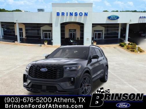 Agate Black Metallic 2026 Ford Explorer ST-Line
