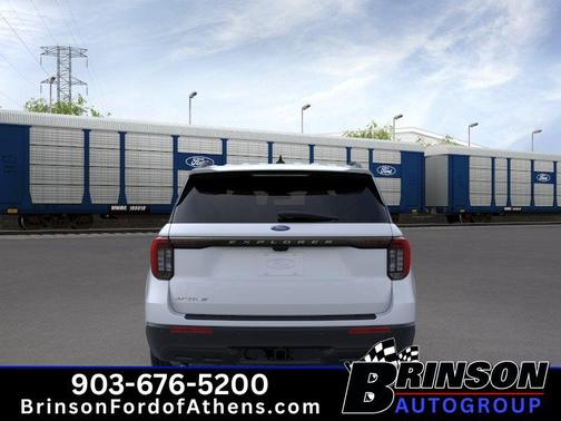 Space White Metallic 2026 Ford Explorer Active