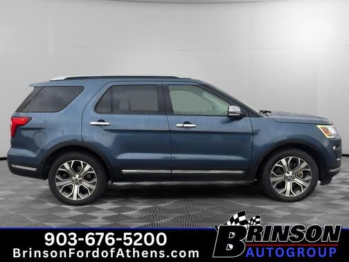 Blue Metallic 2019 Ford Explorer Limited