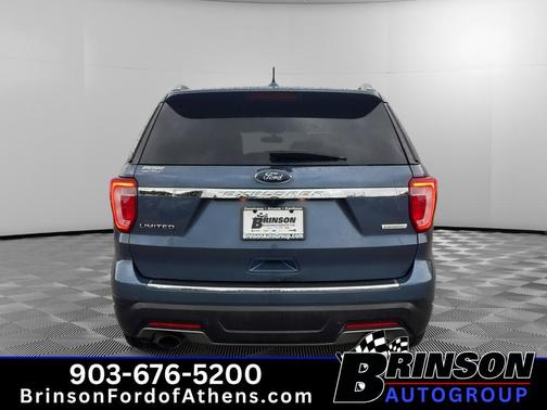 Blue Metallic 2019 Ford Explorer Limited
