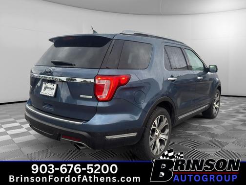 Blue Metallic 2019 Ford Explorer Limited