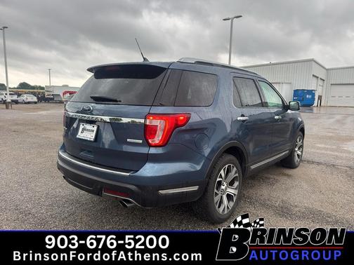 Blue Metallic 2019 Ford Explorer Limited