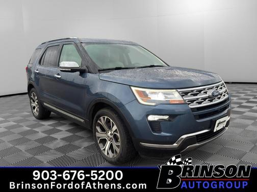 Blue Metallic 2019 Ford Explorer Limited