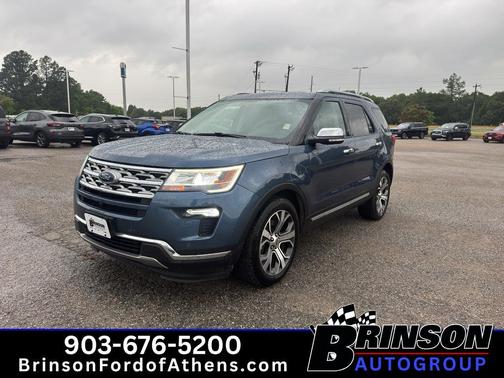 Blue Metallic 2019 Ford Explorer Limited