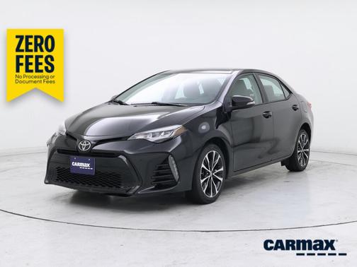 Black 2017 Toyota Corolla SE