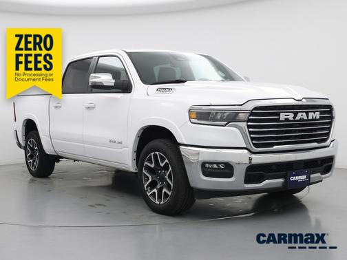 White 2025 RAM 1500 Laramie
