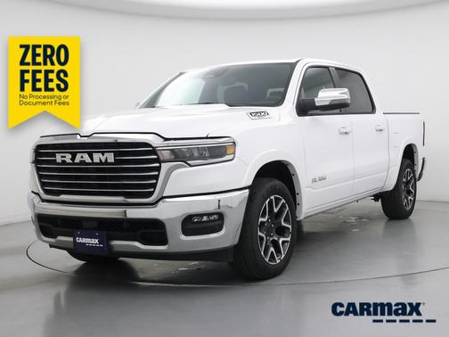 White 2025 RAM 1500 Laramie