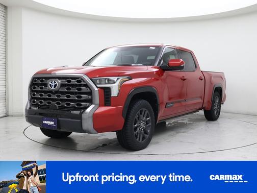Red 2022 Toyota Tundra Hybrid Platinum