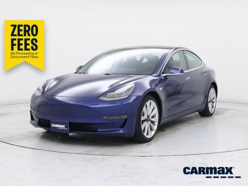 Blue 2020 Tesla Model 3 Long Range