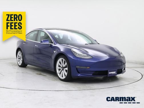 Blue 2020 Tesla Model 3 Long Range