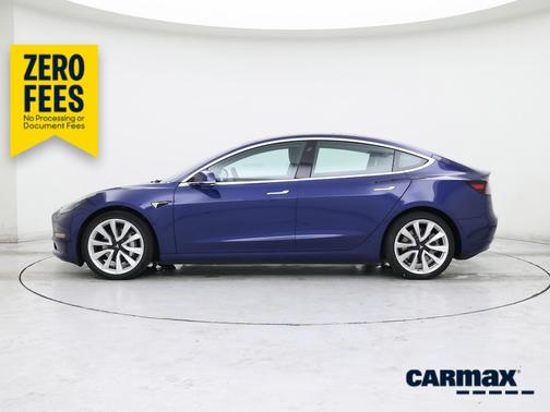 Blue 2020 Tesla Model 3 Long Range