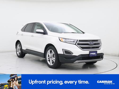 White 2018 Ford Edge Titanium